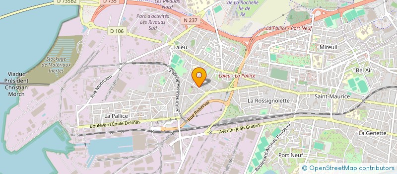 localisation de l'entreprise SYND COPROPRIETE J HENRY  LA ROCHELLE