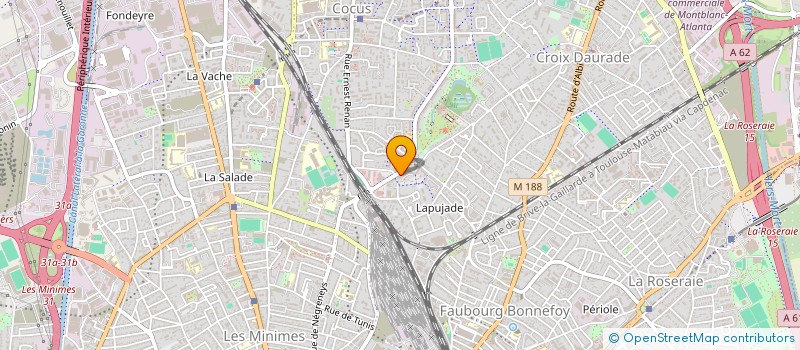 localisation de l'entreprise SYND COPROPRIETE JARDINS CTRE - SQUARE  TOULOUSE