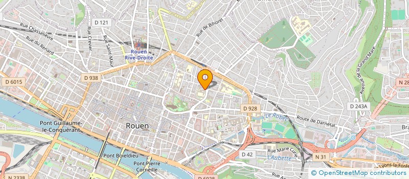 localisation de l'entreprise SYND COPROPRIETE JARDINS HOTEL DE VILLE à ROUEN
