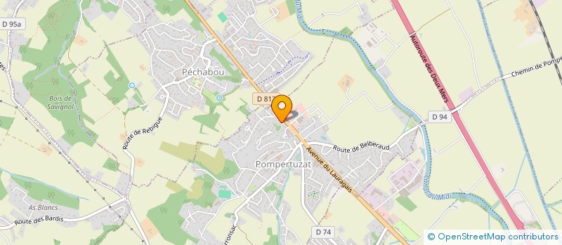 localisation de l'entreprise SYND COPROPRIETE JARDINS OCCITANS  POMPERTUZAT