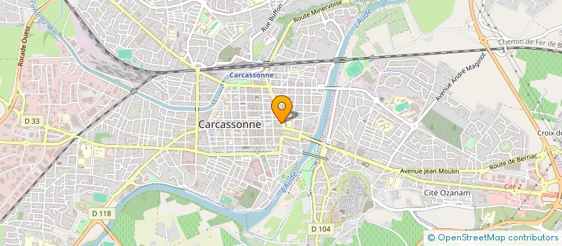 localisation de l'entreprise SYND COPROPRIETE JEAN JAURES  CARCASSONNE