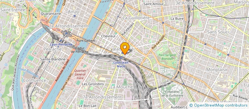 localisation de l'entreprise SYND.COPROPRIETE KALIFAC  LYON