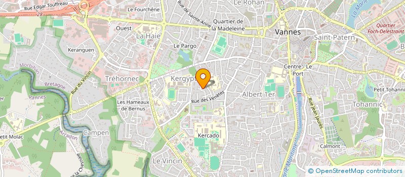 localisation de l'entreprise SYND COPROPRIETE KER BIHAN à VANNES
