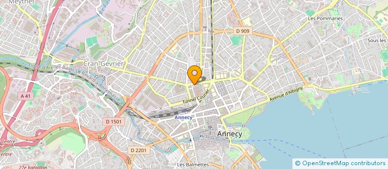 localisation de l'entreprise SYND COPROPRIETE L'AMPERE  ANNECY