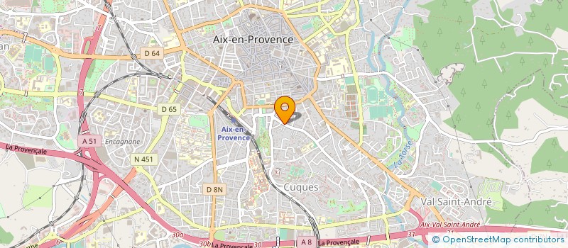 localisation de l'entreprise SYND COPROPRIETE L HERMITAGE à AIX-EN-PROVENCE