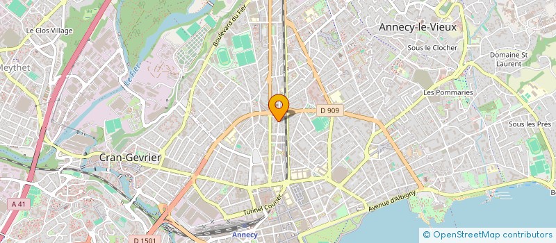 localisation de l'entreprise SYND COPROPRIETE L.M  ANNECY