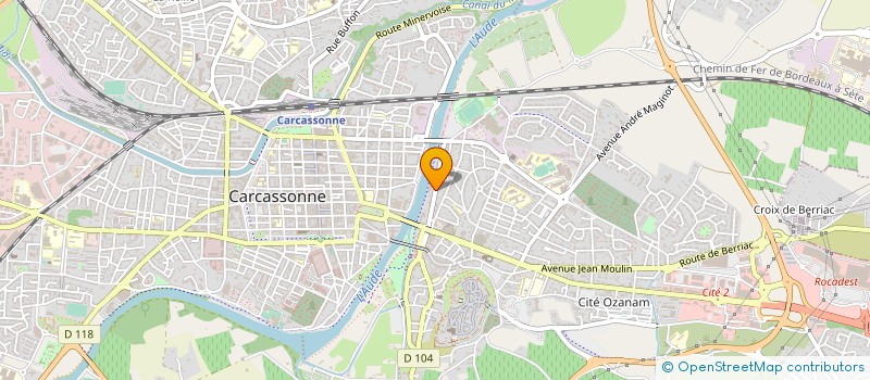 localisation de l'entreprise SYND COPROPRIETE LA BELLE AUDE  CARCASSONNE