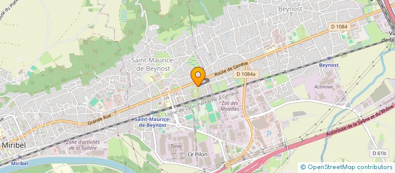 localisation de l'entreprise SYND COPROPRIETE LA CELLOPHANE  SAINT-MAURICE-DE-BEYNOST