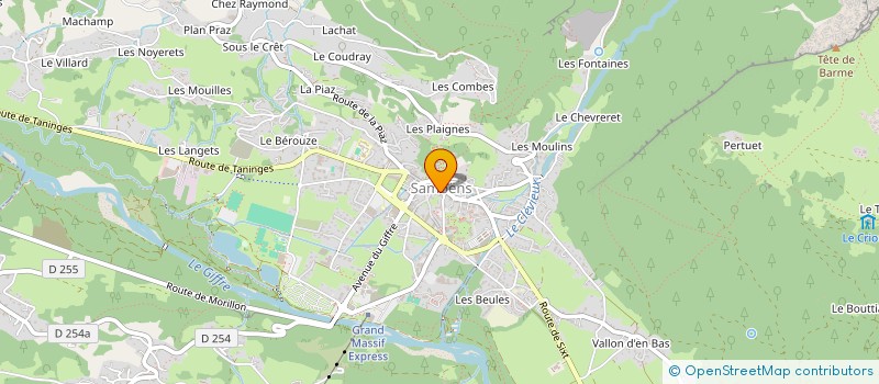 localisation de l'entreprise SYND COPROPRIETE LA GRENETTE  SAMOENS