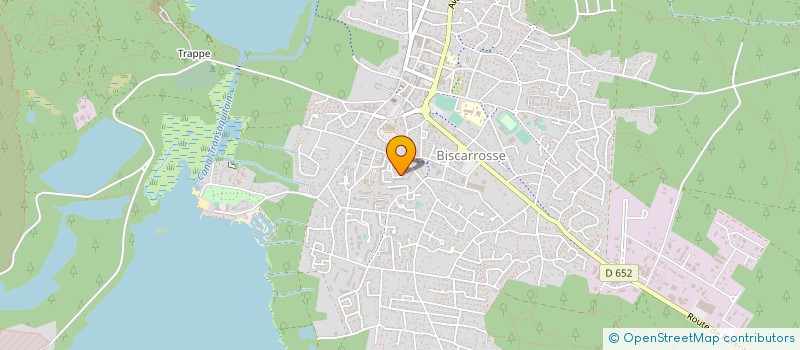 localisation de l'entreprise SYND COPROPRIETE LA LAGUNE  BISCARROSSE