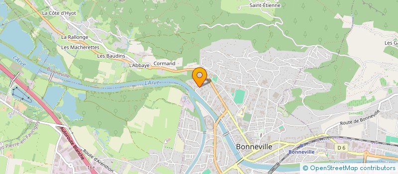 localisation de l'entreprise SYND COPROPRIETE LA LISIERE DU CLOS II  BONNEVILLE