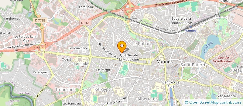 localisation de l'entreprise SYND COPROPRIETE LA MADELEINE à VANNES