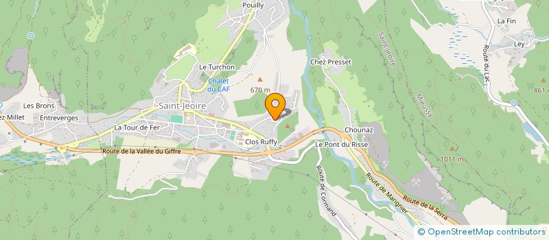 localisation de l'entreprise SYND COPROPRIETE LA SAPINIERE  ONNION