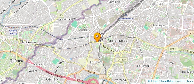 localisation de l'entreprise SYND COPROPRIETE LACHENAT  ANNEMASSE