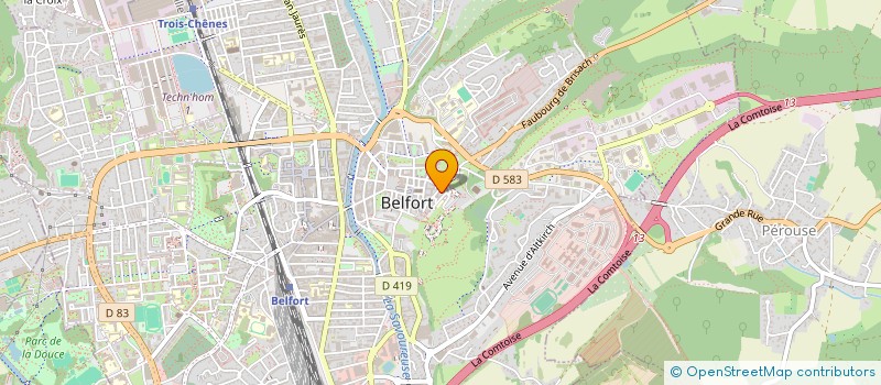 localisation de l'entreprise SYND COPROPRIETE LE BARTHOLDI  BELFORT