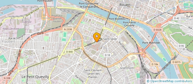 localisation de l'entreprise SYND COPROPRIETE LE BRETAGNE à ROUEN