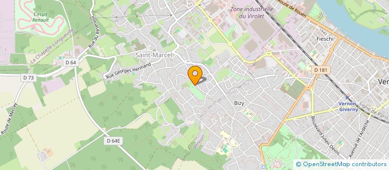 localisation de l'entreprise SYND COPROPRIETE LE BRIQUETTERIE à SAINT-MARCEL