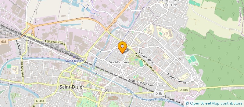 localisation de l'entreprise SYND COPROPRIETE LE BUFFON  SAINT-DIZIER