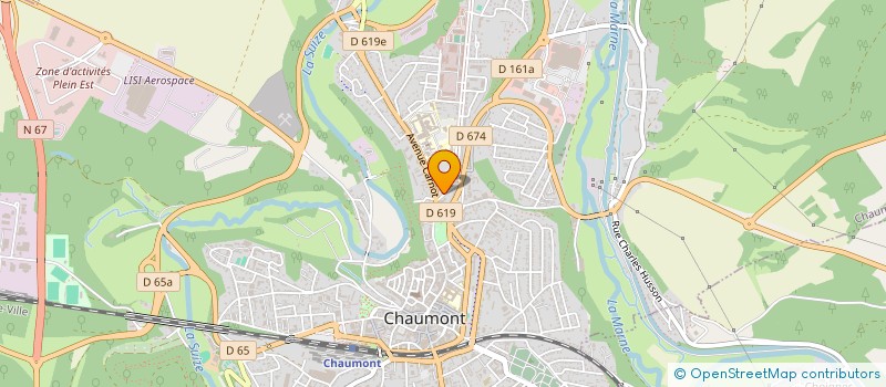 localisation de l'entreprise SYND COPROPRIETE LE CARNOT à CHAUMONT