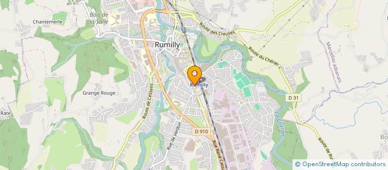 localisation de l'entreprise SYND COPROPRIETE LE CLERGEON  RUMILLY