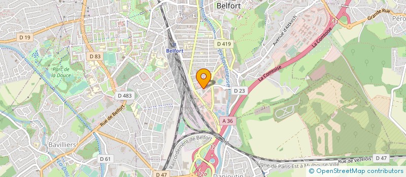 localisation de l'entreprise SYND COPROPRIETE LE COLBERT  BELFORT