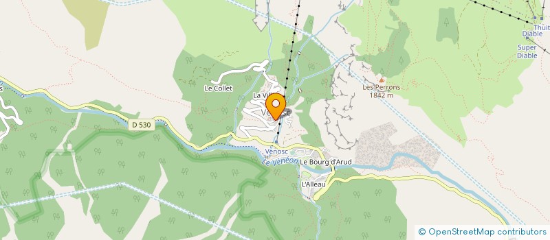localisation de l'entreprise SYND COPROPRIETE LE DIABLE VENOSC  LES DEUX ALPES