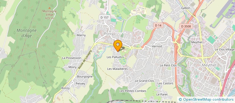 localisation de l'entreprise SYND COPROPRIETE LE DOMAINE D'ANTARES  POISY