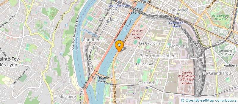 localisation de l'entreprise SYND COPROPRIETE LE FLEUVE  LYON