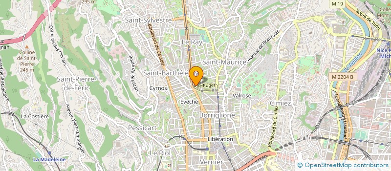 localisation de l'entreprise SYND COPROPRIETE LE GALLAO  NICE