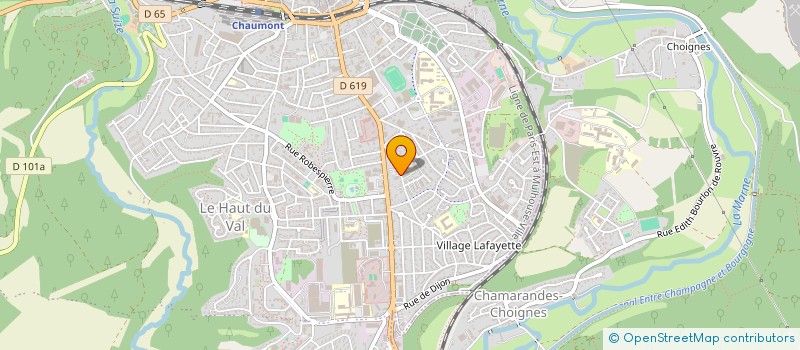 localisation de l'entreprise SYND COPROPRIETE LE GIRARDEL à CHAUMONT