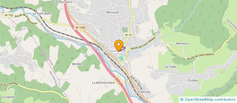 localisation de l'entreprise SYND COPROPRIETE LE GUERRAN  LA FOUILLOUSE