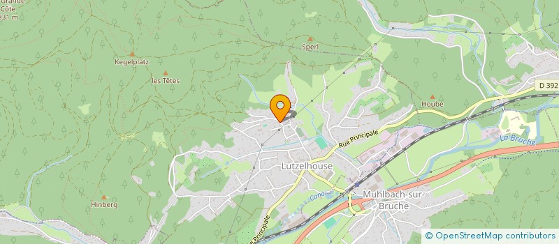 localisation de l'entreprise SYND COPROPRIETE LE HOHENBERG  LUTZELHOUSE