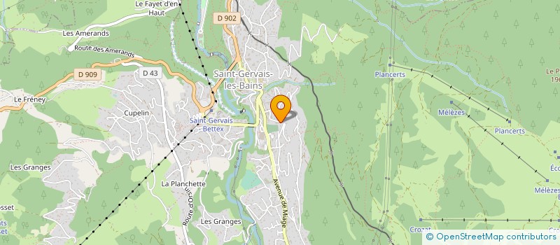 localisation de l'entreprise SYND COPROPRIETE LE MARTAGON  SAINT-GERVAIS-LES-BAINS