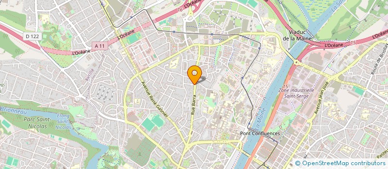 localisation de l'entreprise SYND COPROPRIETE LE NAVARRE à ANGERS
