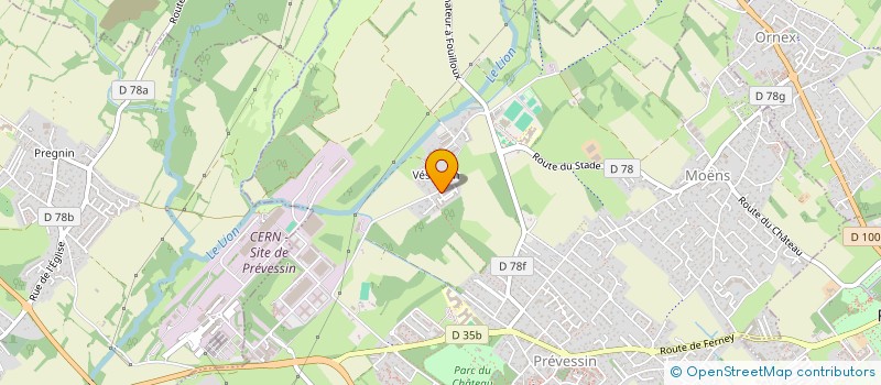 localisation de l'entreprise SYND COPROPRIETE LE PARC DE VESEGNIN à PREVESSIN-MOENS