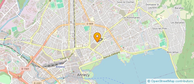 localisation de l'entreprise SYND COPROPRIETE LE PARMELAN 4  ANNECY