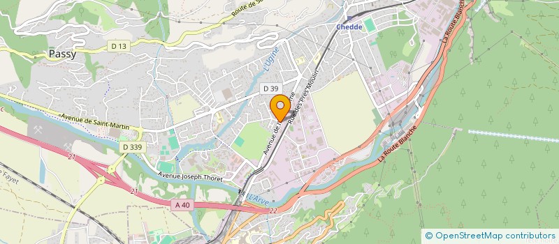 localisation de l'entreprise SYND COPROPRIETE LE PLEIN SUD  PASSY