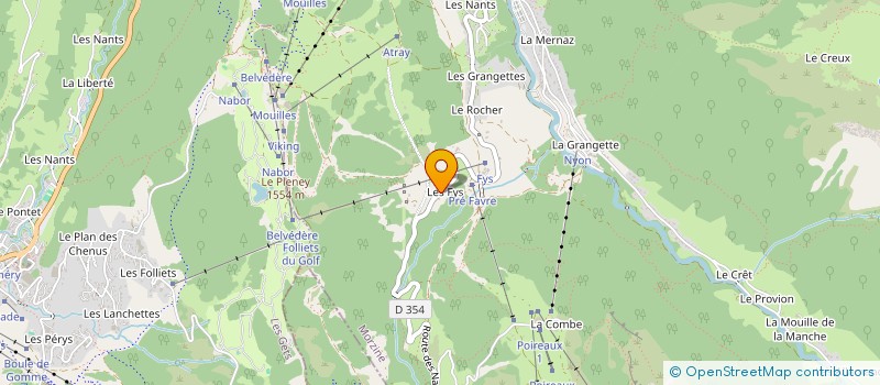 localisation de l'entreprise SYND COPROPRIETE  LE SAUTAILLET  MORZINE