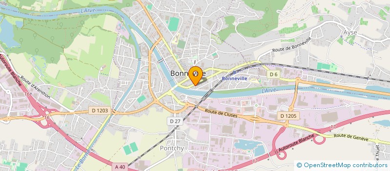 localisation de l'entreprise SYND COPROPRIETE LE SAVOY  BONNEVILLE