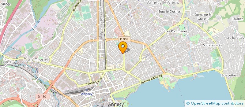 localisation de l'entreprise SYND COPROPRIETE LE SOLEIL  ANNECY