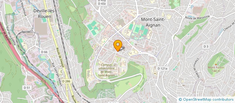 localisation de l'entreprise SYND COPROPRIETE LE TRONQUET  MONT-SAINT-AIGNAN