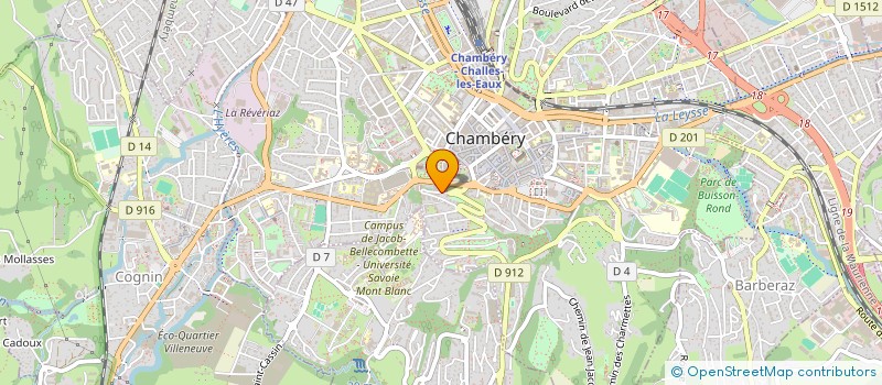 localisation de l'entreprise SYND COPROPRIETE LE VICTOIRE  CHAMBERY