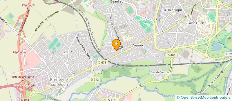 localisation de l'entreprise SYND.COPROPRIETE LES AUBEPINES à CAEN