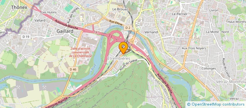 localisation de l'entreprise SYND COPROPRIETE LES BALCONS DE SALEVE  ETREMBIERES