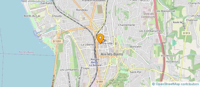 localisation de l'entreprise SYND COPROPRIETE LES BLEUETS  AIX-LES-BAINS