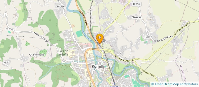 localisation de l'entreprise SYND COPROPRIETE LES CYCLAMENS  RUMILLY