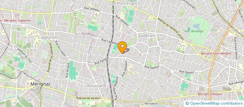 localisation de l'entreprise SYND COPROPRIETE LES DUCS D'AQUITAINE  BORDEAUX