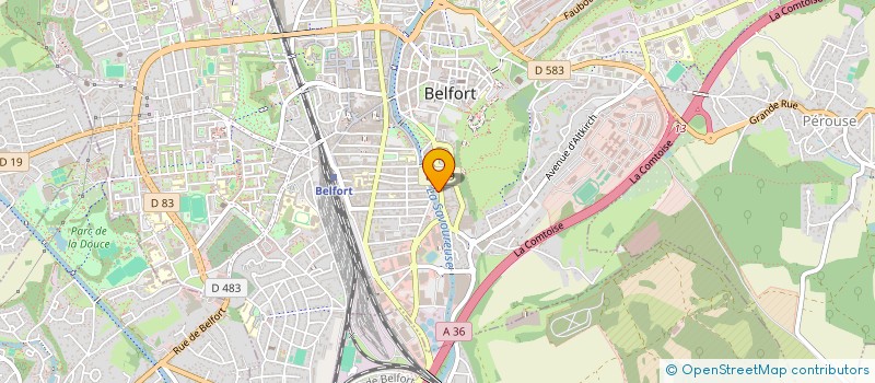 localisation de l'entreprise SYND COPROPRIETE LES FOUGERES  BELFORT