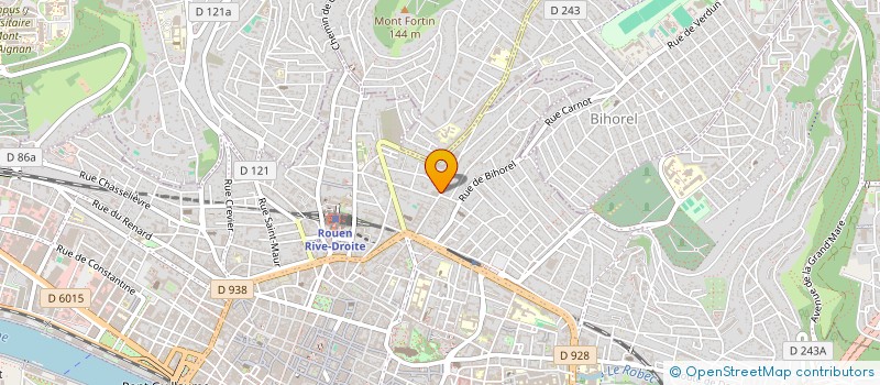 localisation de l'entreprise SYND COPROPRIETE LES HAUTS D'ERNEMONT à ROUEN