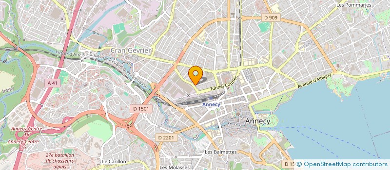 localisation de l'entreprise SYND COPROPRIETE LES HIRONDELLES  ANNECY